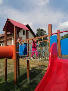 Otevření dětského hřiště v Pláních 
